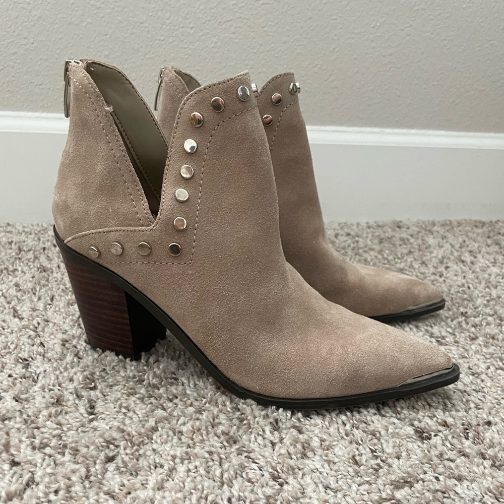 Marc Fisher Western Suede Boots